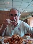 Stan having Clams at Lenny & Joe's