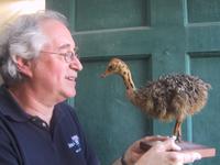 Stan and friend at Audubon Birdcraft Museum