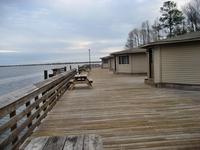 Cabins on water, Santee State Park