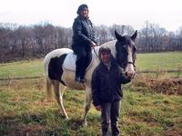 Sandra on a Horse at Fairwinds