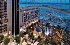 Overview of indoor space at Gaylord National Harbor Hotel