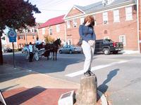 Slave trading block, Fredericksburg