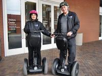 Sandra & Stan touring Richmond on Segways