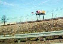 Flying truck on I-95 south of Richmond