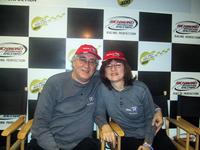Sandra and Stan at Richmond Int\'l Raceway