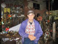 Vollis Simpson in his workshop, Wilson