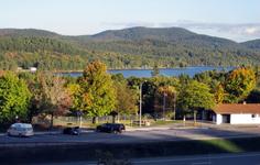 View from rest area on I-87