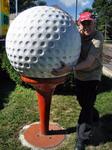 The ball is tpp big for Stan to play, Gooney Golf