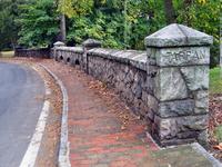 1790 original stone wall, Tappan